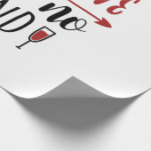 Valentine Art Love Geschenkpapier (Ecke)