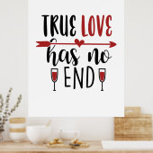 Valentine Art Love Poster (Küche)