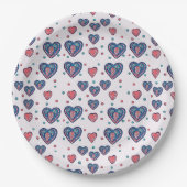 Valentine Art Pappteller (Vorderseite)