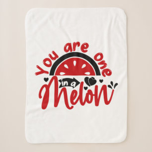 Valentine Art Sie sind eins in einem Melon Sherpadecke