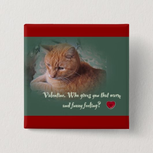 Valentine aus der Katze Button (Vorderseite)