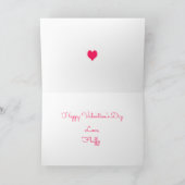 Valentine aus der Katze Karte (Innenseite)