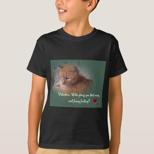 Valentine aus der Katze T-Shirt (Vorderseite)