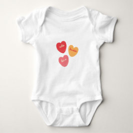 Valentine_baby Baby Strampler