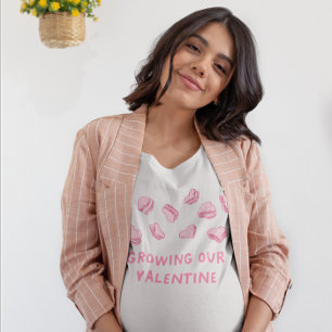 Valentine Baby Schwangerschaft T-Shirt