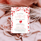 Valentine Baby Shower Einladung Vorlage