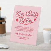 Valentine Baby Shower My Water Broke Game Sockelschild (In SItu)