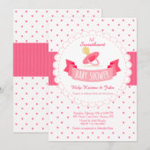 Valentine Babydusche Einladung (Vorne/Hinten)