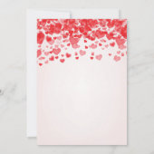 Valentine Babydusche Einladung Little Sweetheart (Rückseite)