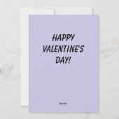 Valentine Balloons Feiertagskarte (Rückseite)