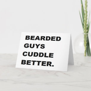 Valentine: Bartete Typ Cuddle Better Feiertagskarte