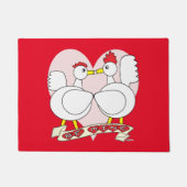 Valentine Be Mine Fußmatte (Vorderseite)