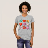 Valentine Be Mine Gimme etwas Zucker Liebe T-Shirt (Vorne ganz)