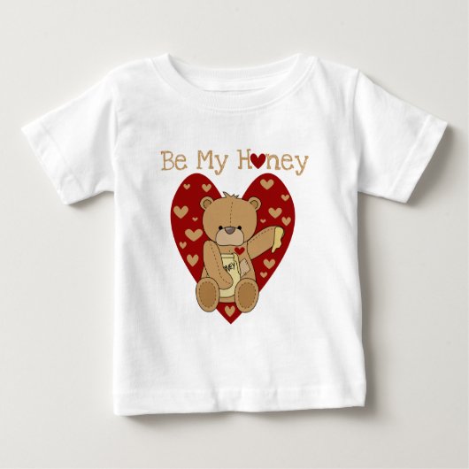 Valentine Be My Honey T - Shirt und Geschenke (Vorderseite)