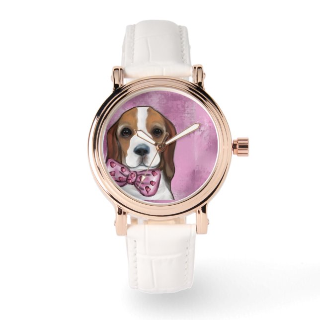 VALENTINE BEAGLE ARMBANDUHR (Vorderseite)