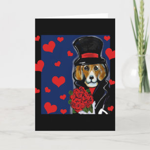 VALENTINE BEAGLE FEIERTAGSKARTE