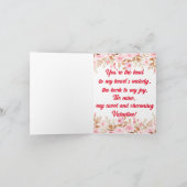 Valentine Beagle Feiertagskarte (Innenseite)