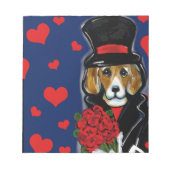 VALENTINE BEAGLE NOTIZBLOCK (Vorderseite)
