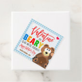Valentine Bear Gift Tag Geschenkanhänger (Beispiel)