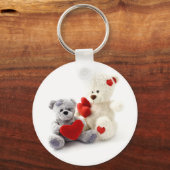 Valentine Bears Schlüsselanhänger (Vorderseite)