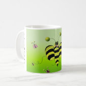 Valentine Bee Mine Kaffeetasse (Vorderseite Links)