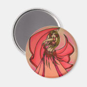 Valentine Belly Dancer Magnet (Vorderseite/Rückseite)