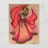 Valentine Belly Dancer Postkarte (Vorderseite)
