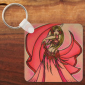 Valentine Belly Dancer Schlüsselanhänger (Vorderseite)