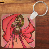 Valentine Belly Dancer Schlüsselanhänger (Rückseite)