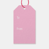 Valentine Bernese Mountain Dog Geschenkanhänger (Rückseite)