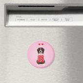 Valentine Bernese Mountain Dog Magnet (In Situ (Geschirrspüler))