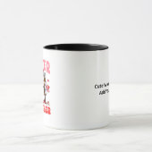 Valentine Better Together Nurse Pink Bow Modern De Tasse (Zentrum)