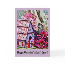 Valentine Birdhouse Still life