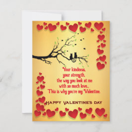 Valentine Birds Card Karte