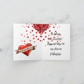 Valentine Birds Karte (Innenseite)