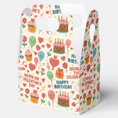 Valentine Birthday Kawaii Doodle Celebration Geschenkschachtel (Geöffnet)