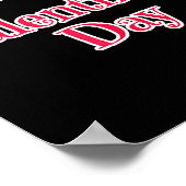 Valentine Birthday Shirt Born On February 14 Women Poster (Ecke)