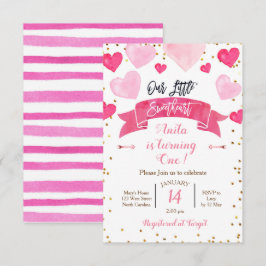 Valentine Birthday Unser kleines Süße Einladung