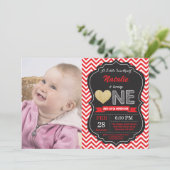 Valentine Birthday Unser kleines Süße Einladung (Stehend Vorderseite)