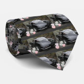 Valentine Black Corvette Krawatte (Gerollt)