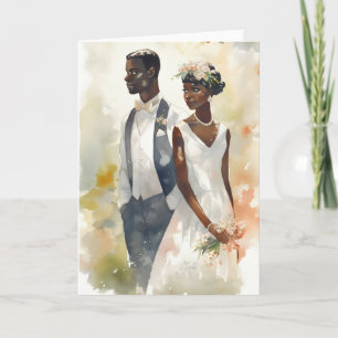 Valentine Black Couple Card zum Hochzeitstag Karte