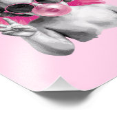 Valentine Blubble Cupid Valentinstag Fotodruck (Ecke)