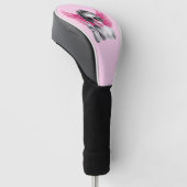 Valentine Blubble Cupid Valentinstag Golf Headcover (angewinkelt)