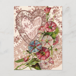 Valentine Blume Feiertagspostkarte