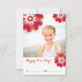 Valentine Blume Liebe Klassenzimmer Valentinstag Einladung (Vorderseite)