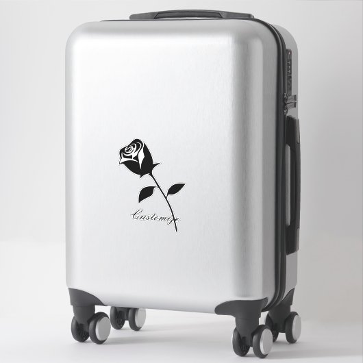 Valentine Blume Thunder_Cove der schwarzen Rose Aufkleber (Koffer)