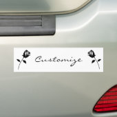 Valentine Blume Thunder_Cove der schwarzen Rose Autoaufkleber (Auf Auto)