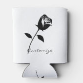Valentine Blume Thunder_Cove der schwarzen Rose Dosenkühler (Rückseite)