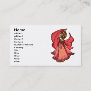 Valentine Bly Dancer Business Cards Visitenkarte