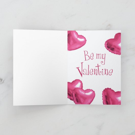 Valentine Boston Terrier Feiertagskarte (Innenseite)